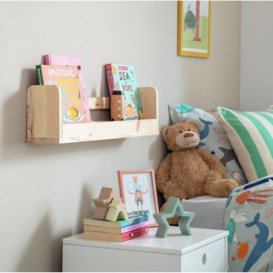 Habitat  Kids Felix Wall Shelf - Pine