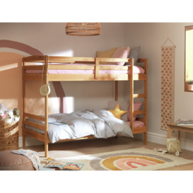 Habitat Josie Bunk Bed and 2 Kids Mattresses - Pine