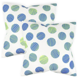Streetwize Polka Dot Outdoor Cushions - Pack of 4