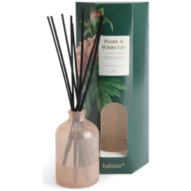 Habitat 150ml Scented Diffuser - Peony & White Lily