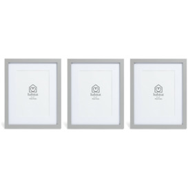 Habitat Wooden Picture Frame - Pack of 3 - Grey - 26x21cm
