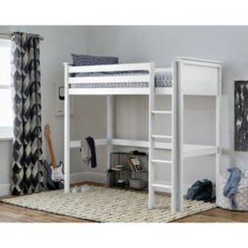 Habitat Brooklyn High Sleeper Bed Frame - White