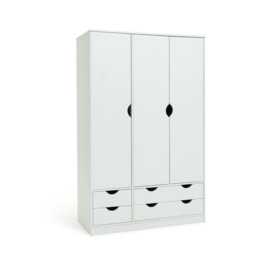 Habitat Kids Pagnell 3 Door 4 Drawer Wardrobe - White