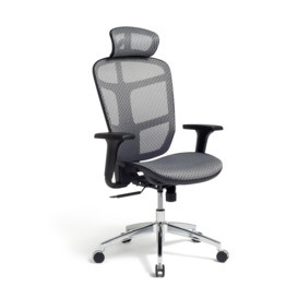 Habitat Ergonomic Office Chair - Grey