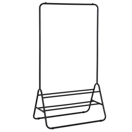 Habitat Arnie Clothes Rail with Shoe Rack - Black