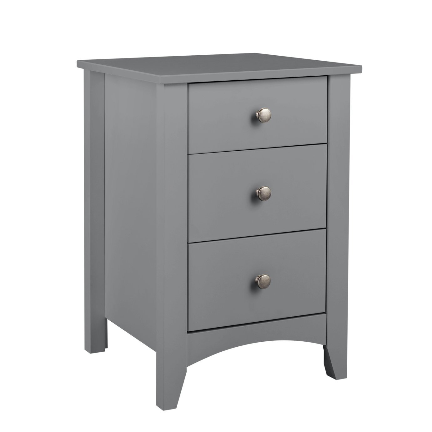 Habitat Minato 2 Bedside Tables Set - Grey