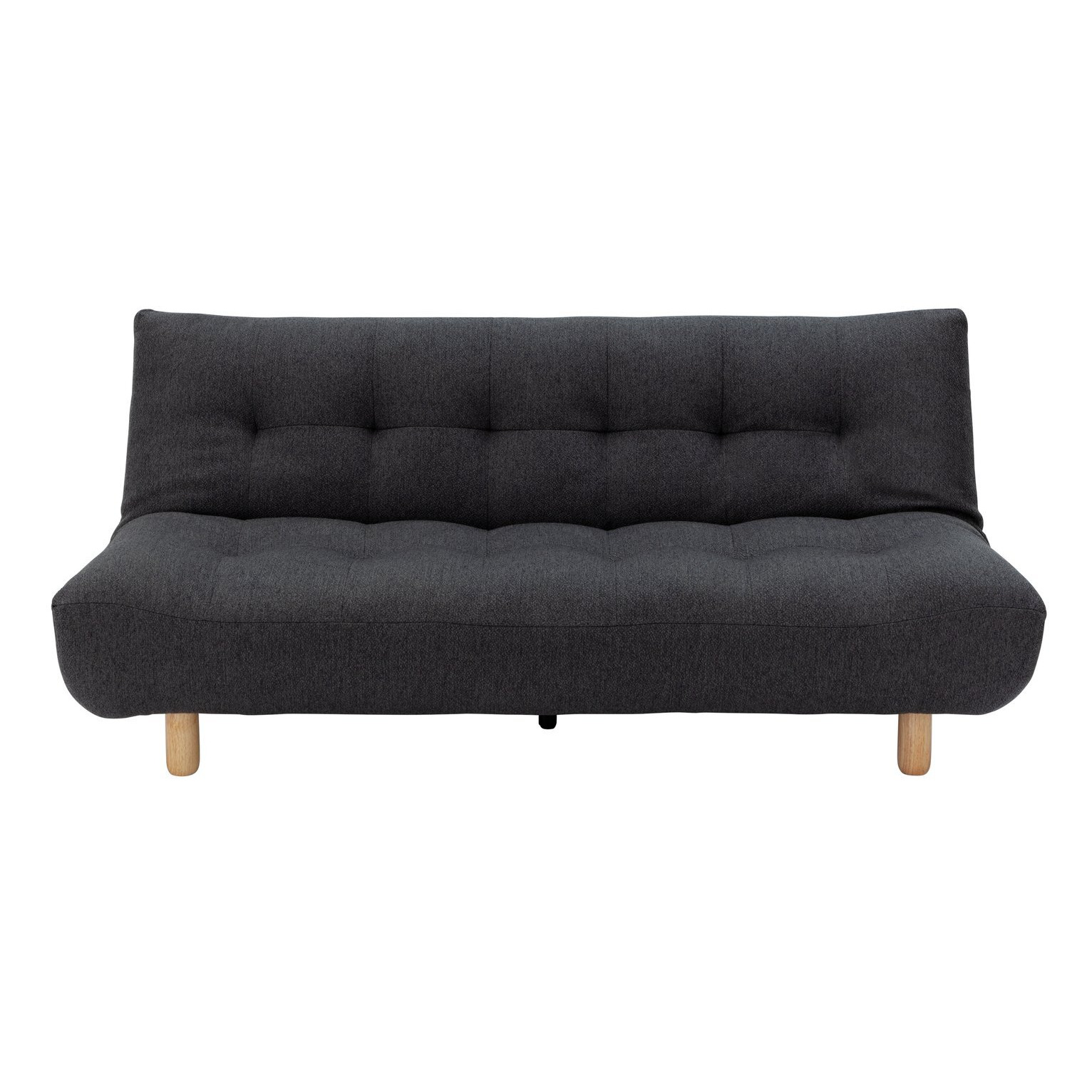 Habitat Kota BoucleFabric 3 Seater ClicClac SofaBed-Charcoal