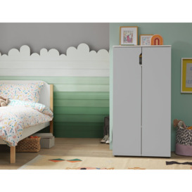 Habitat Pod 2 Door Short Wardrobe - Grey