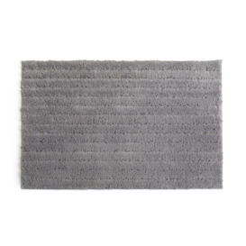 Habitat Supersoft Quick Dry Bath Mat - Silver