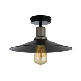 Habitat Pixie Flush to Ceiling Light - Black