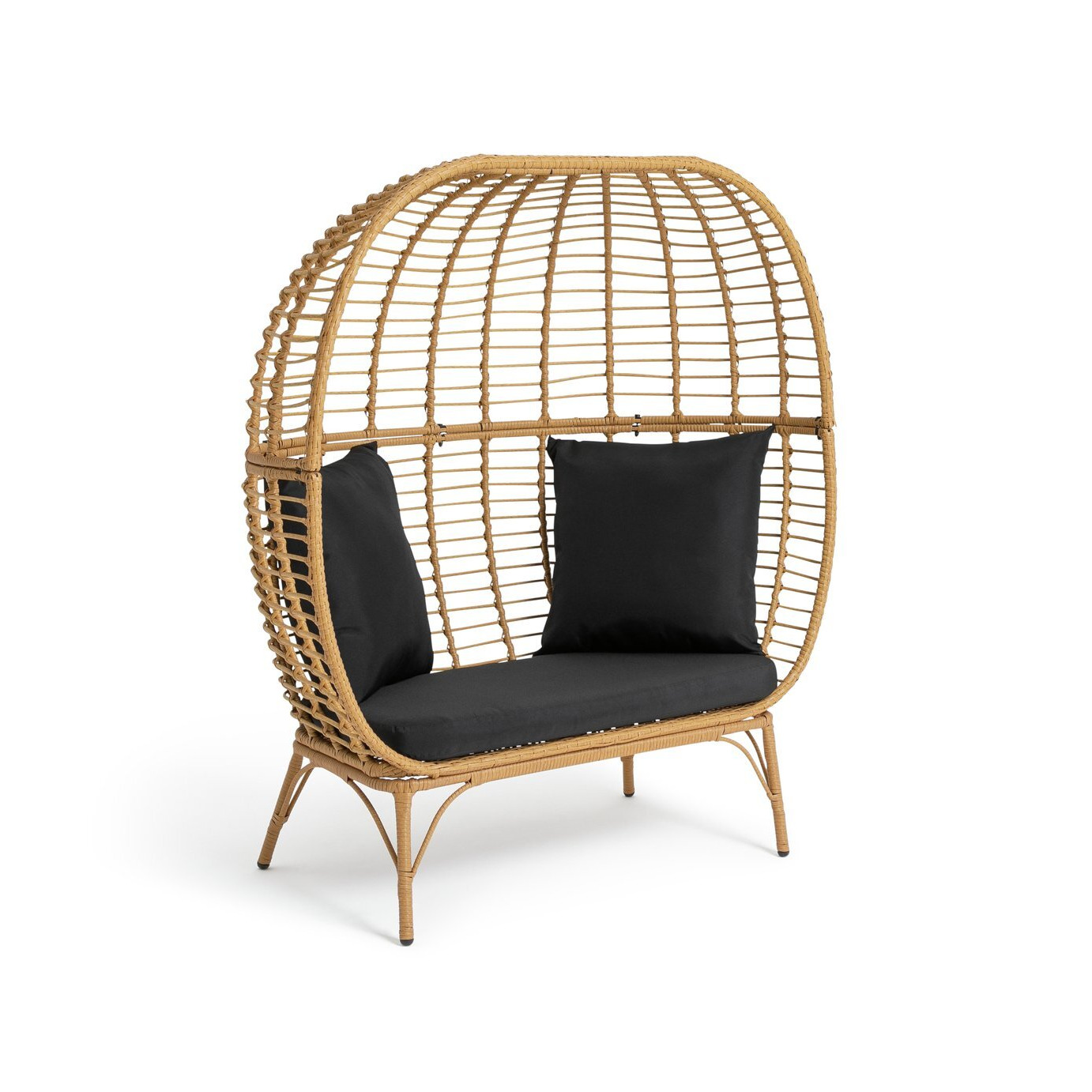 Habitat Kora Seater Egg bench Natural by Habitat