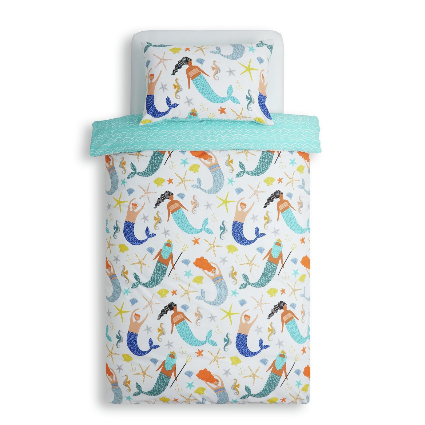 Habitat Kids Mermaid Multicolour Bedding Set - Single