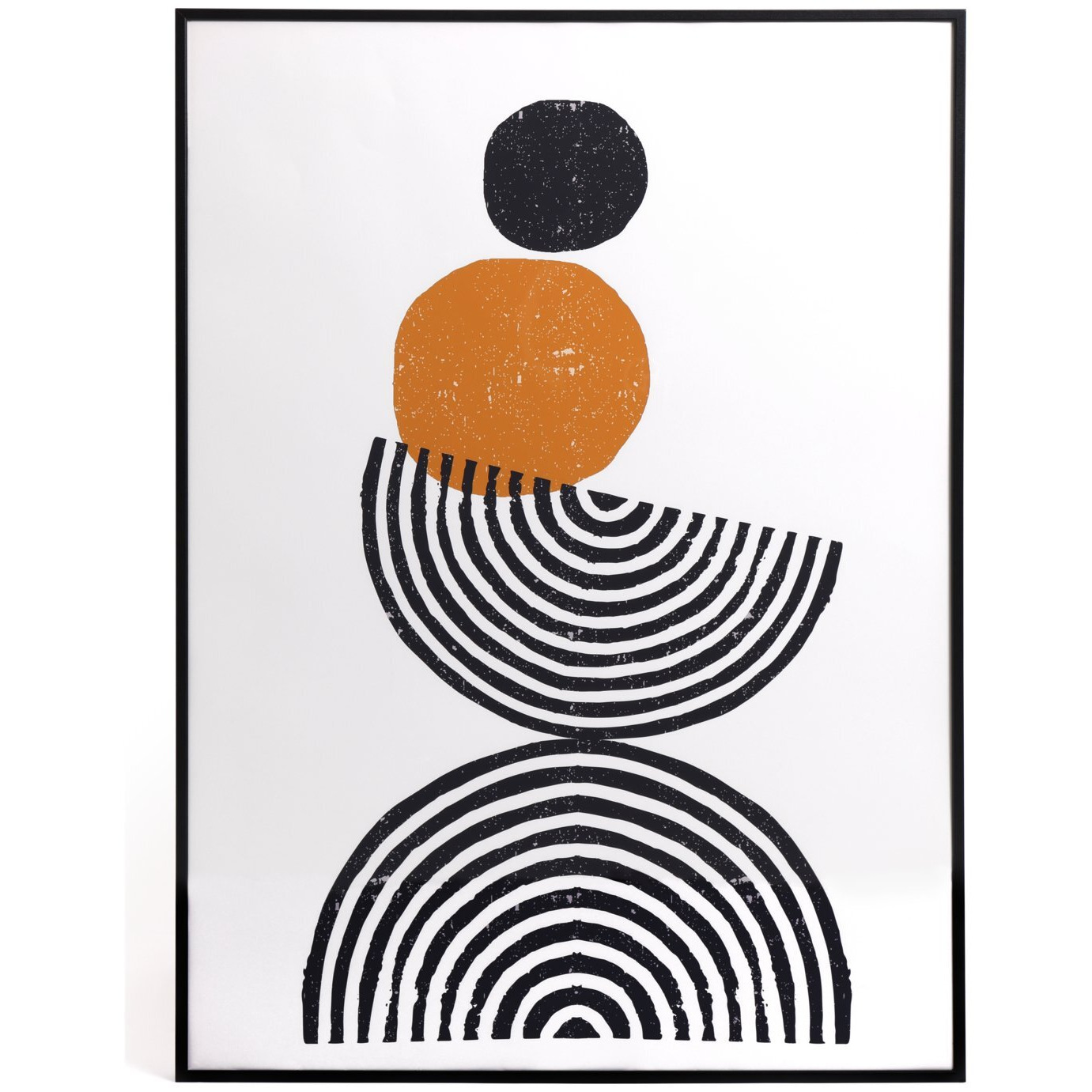 Habitat Abstract Print Framed Wall Art - 50x70cm