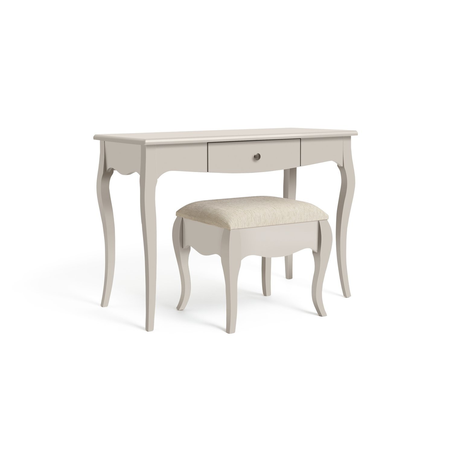 Habitat Margot 1 Drawer Dressing Table & Stool - Grey