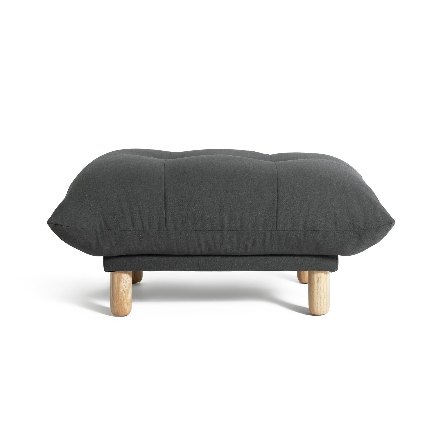 Habitat Kota Fabric Footstool - Grey