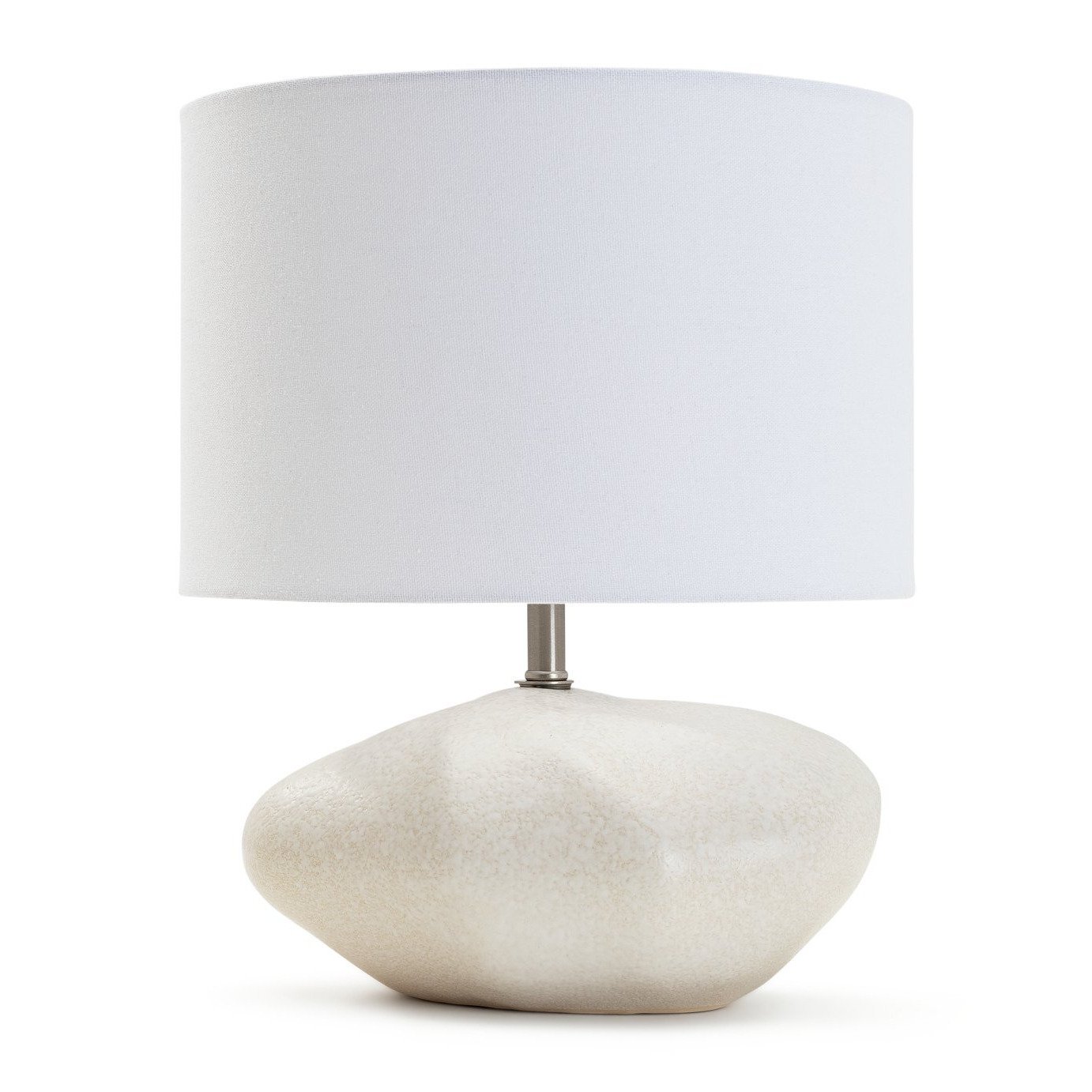 Habitat Ima Pebble Table Lamp - White
