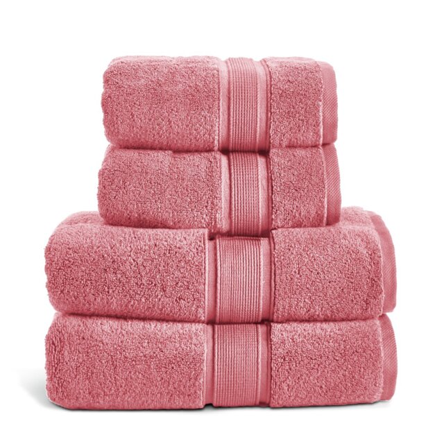 Habitat Supersoft 4 Piece Towel Bale - Rose