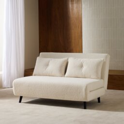 Habitat Roma Double Boucle Chairbed - Cream