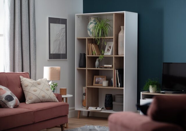 Habitat Skandi Wide Shelving Unit - Grey