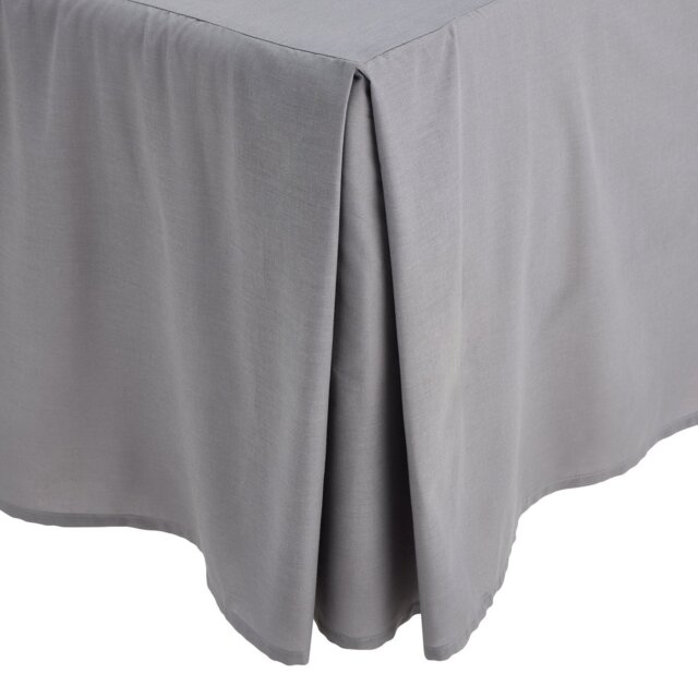 Habitat Easycare Plain Grey Valance - Small double