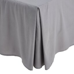 Habitat Easycare Plain Grey Valance - Small double