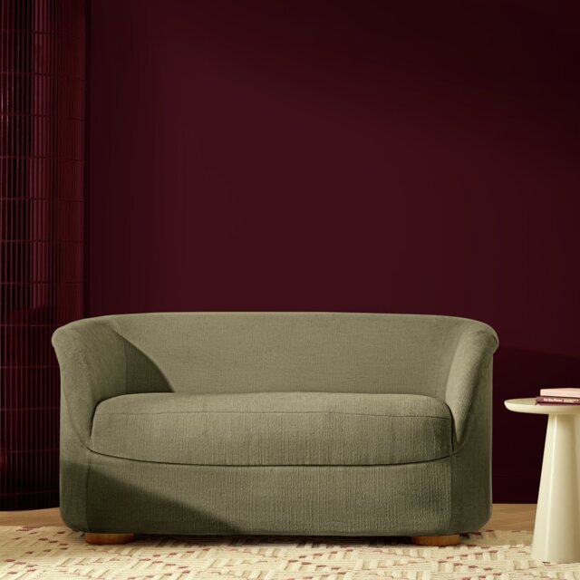 Habitat Nora Fabric 2 Seater Sofa - Green