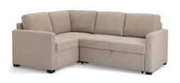 Habitat Reagan Fabric Left Hand Corner Sofa Bed - Natural