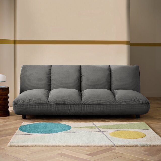 Habitat Bollo Fabric Clic Clac Sofa Bed - Charcoal