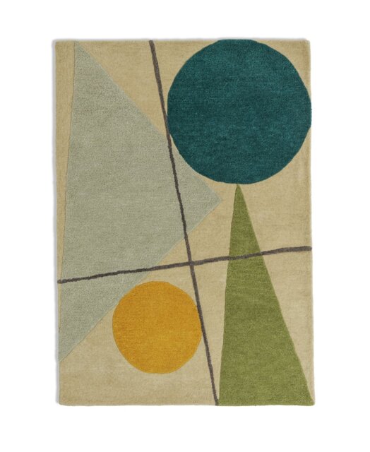 Habitat Forma Geometric Wool Flatweave Rug - 120x170cm by Habitat ...