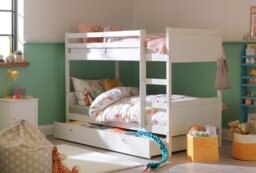 Habitat Detachable Bunk Bed with Storage - White