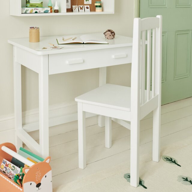 Great Little Trading Company Nelson Desk Chair - White