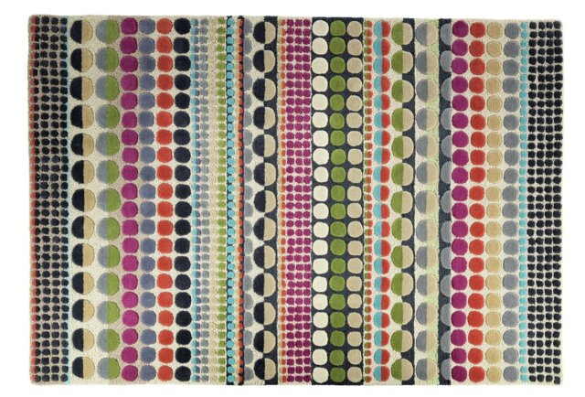 Habitat Bloomsbury Geometric Wool Rug - 140x200cm