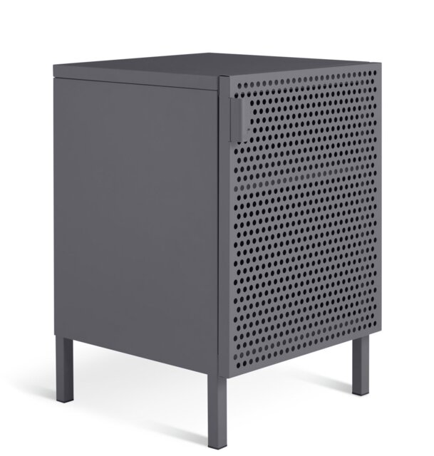 Habitat Landan 1 Door Bedside Table - Anthracite