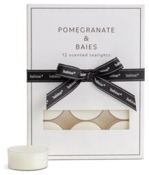 Habitat Pack of 12 Tealight Candles - Pomegranate & Baies