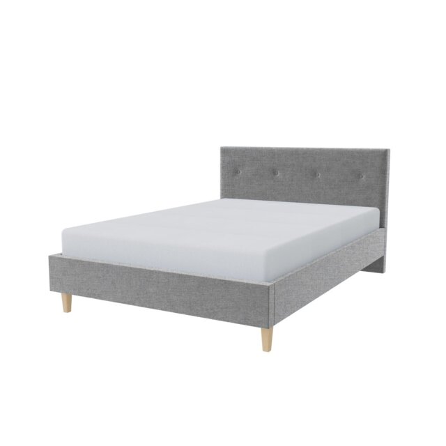Millbrook Taylor Superking Fabric Bed Frame - Grey