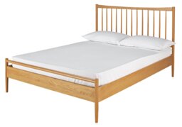 Habitat Chiltern Spindle Kingsize Wooden Bed Frame - Oak