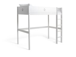 Habitat Stars High Sleeper and Kids Mattress - White