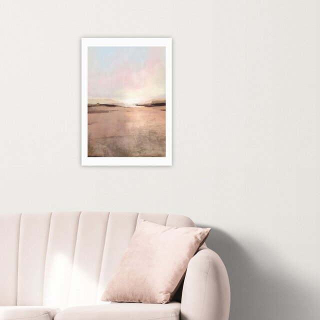 East End Prints New Dawn Landscape Unframed Wall Print - A2