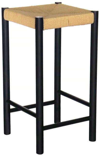 Habitat Hanna Oak Counter Stool - Black