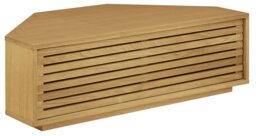 Habitat Max 1 Door Corner Oak TV Unit - Natural