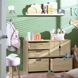 Habitat Kids Rico Double Storage Unit - Pine