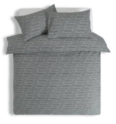 Habitat Stockholm Stripe Grey Bedding Set - Single