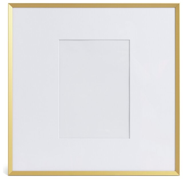 """Habitat Gold Effect Metal Picture Frame - 8x10"""""""