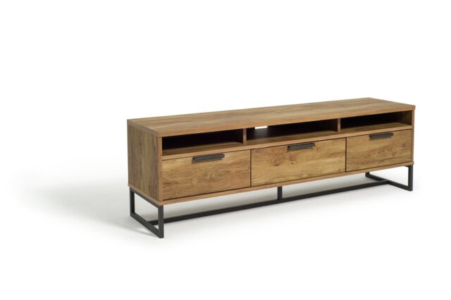 Habitat Nomad 3 Drawer TV Unit - Natural