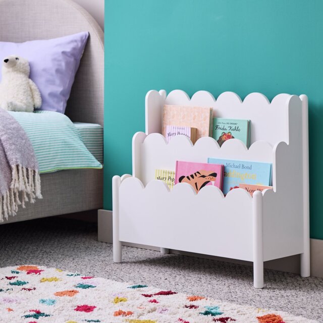 Habitat Kids Scalloped Bookcase - White