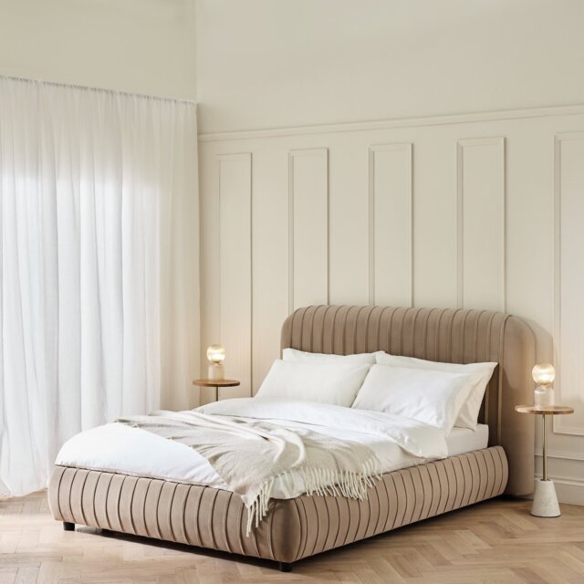 Habitat Beatrix Kingsize End Lift Ottoman Bed - Mink