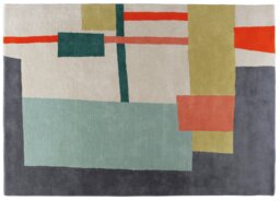 Habitat Quentin Abstract Wool Shaggy Rug - 170x240cm