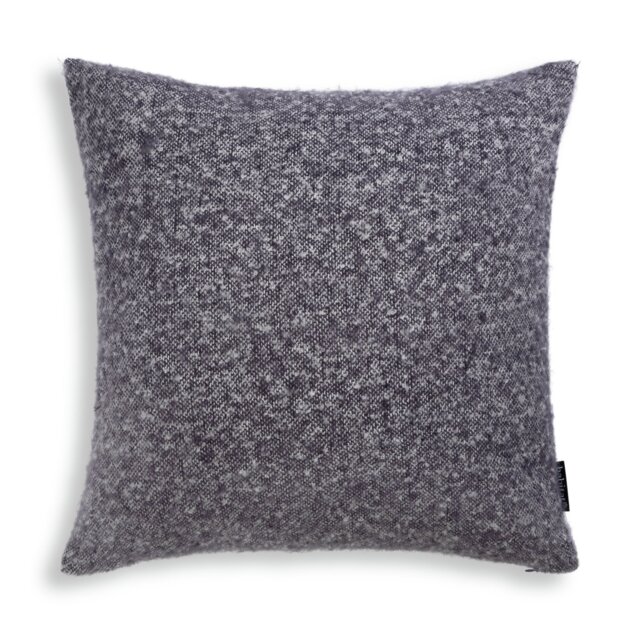 Habitat Faux Mohair Cushion - Navy - 50x50cm