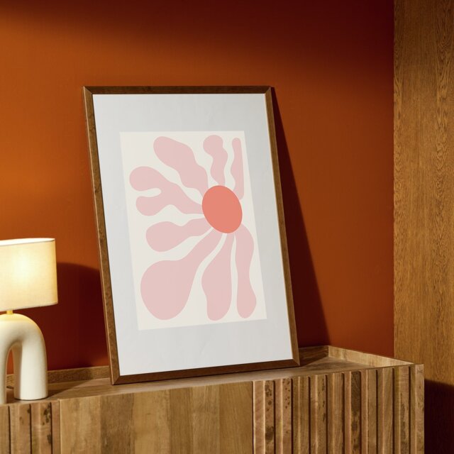 Habitat Walnut Ontario Picture Frame - 50x70cm