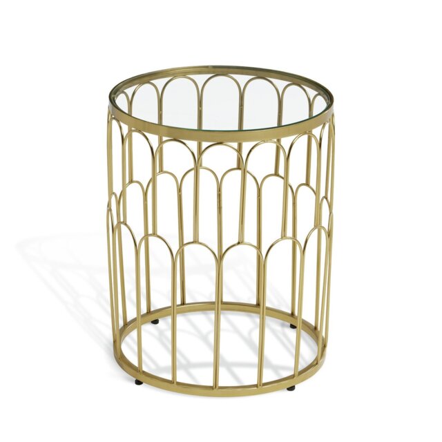 Habitat Elba Side Table - Gold
